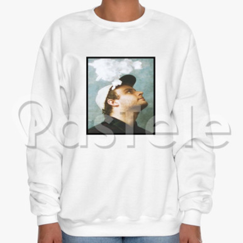 Mac De Marco Clouds Custom Unisex Crewneck Sweatshirt Cotton Polyester Fabric Cloth