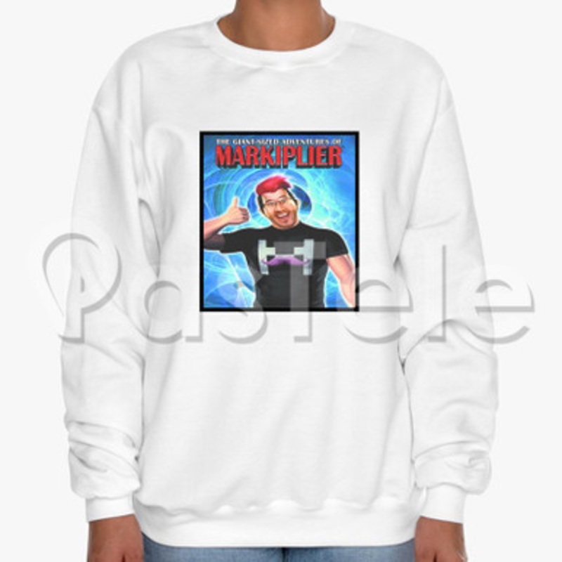 Markiplier Smile Custom Unisex Crewneck Sweatshirt Cotton Polyester Fabric Cloth
