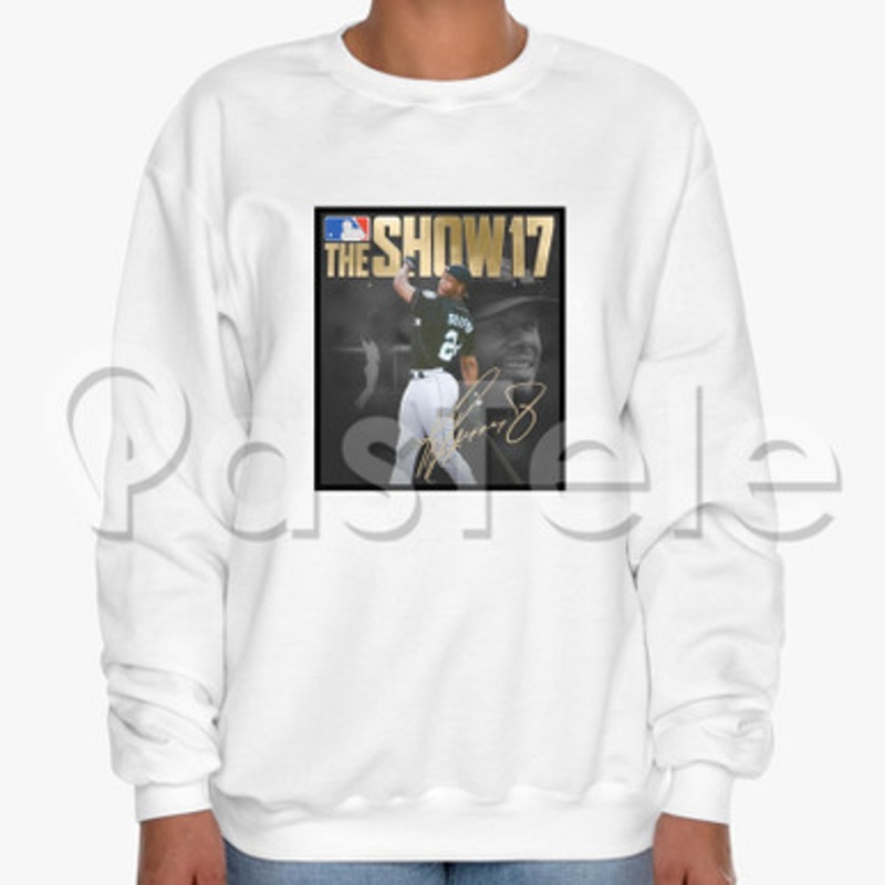 MLB The Show 17 Custom Unisex Crewneck Sweatshirt Cotton Polyester Fabric Cloth