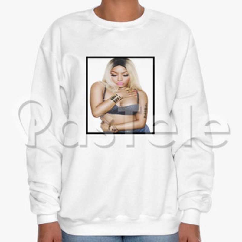 Nicki Minaj Custom Unisex Crewneck Sweatshirt Cotton Polyester Fabric Cloth