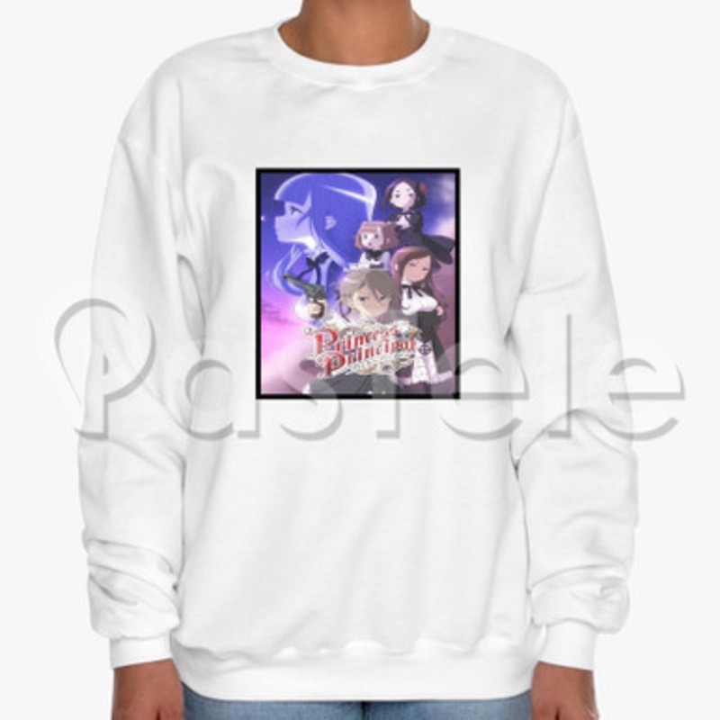 Princess Principal Custom Unisex Crewneck Sweatshirt Cotton Polyester Fabric Cloth