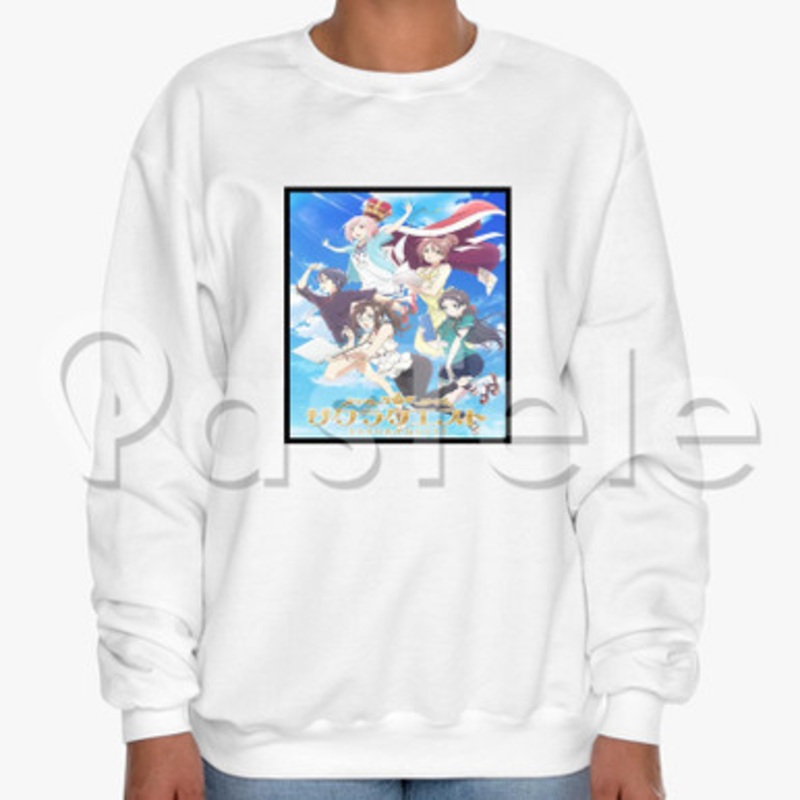 Sakura Quest Custom Unisex Crewneck Sweatshirt Cotton Polyester Fabric Cloth