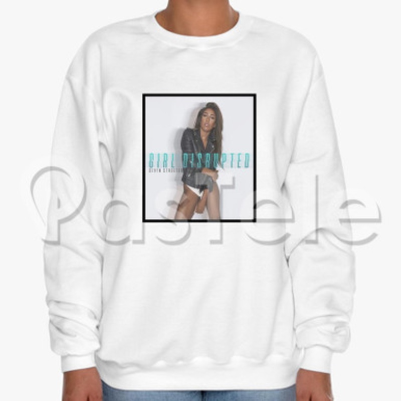 Sevyn Streeter Girl Disrupted Custom Unisex Crewneck Sweatshirt Cotton Polyester Fabric Cloth