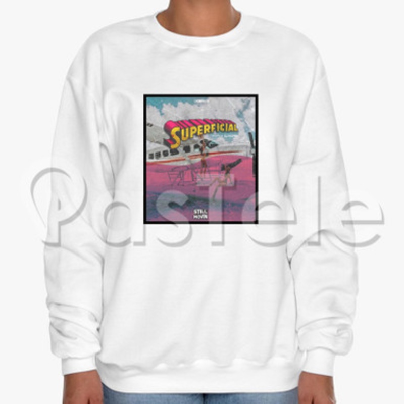 Superficial Demrick Custom Unisex Crewneck Sweatshirt Cotton Polyester Fabric Cloth