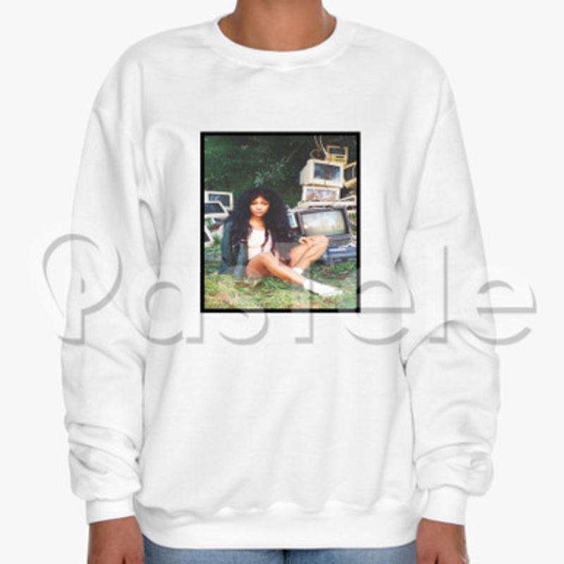 SZA Custom Unisex Crewneck Sweatshirt Cotton Polyester Fabric Cloth