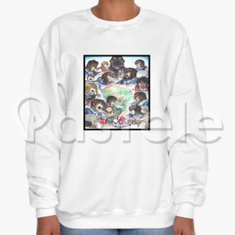 Terra Form Custom Unisex Crewneck Sweatshirt Cotton Polyester Fabric Cloth