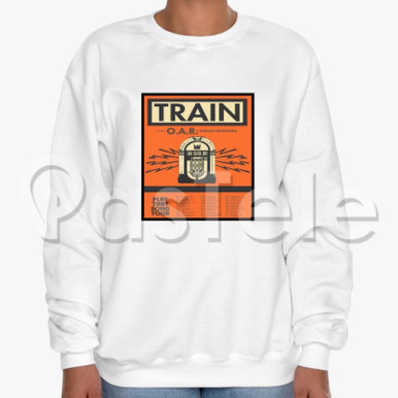 Train Play That Song Tour Custom Unisex Crewneck Sweatshirt Cotton Polyester Fabric Cloth