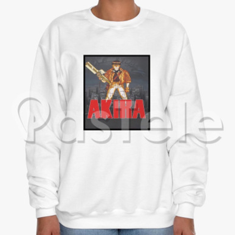 Akira Custom Unisex Crewneck Sweatshirt Cotton Polyester Fabric Cloth