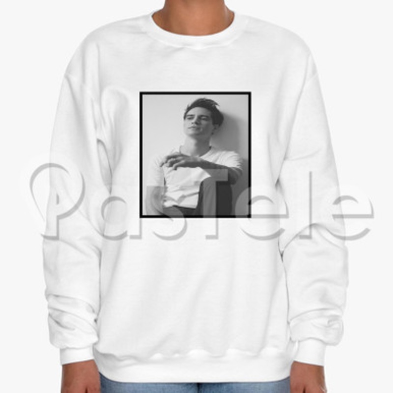 Brendon Urie Custom Unisex Crewneck Sweatshirt Cotton Polyester Fabric Cloth