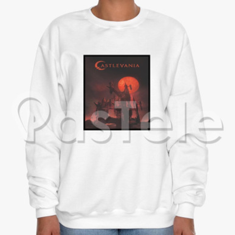 Castlevania Custom Unisex Crewneck Sweatshirt Cotton Polyester Fabric Cloth