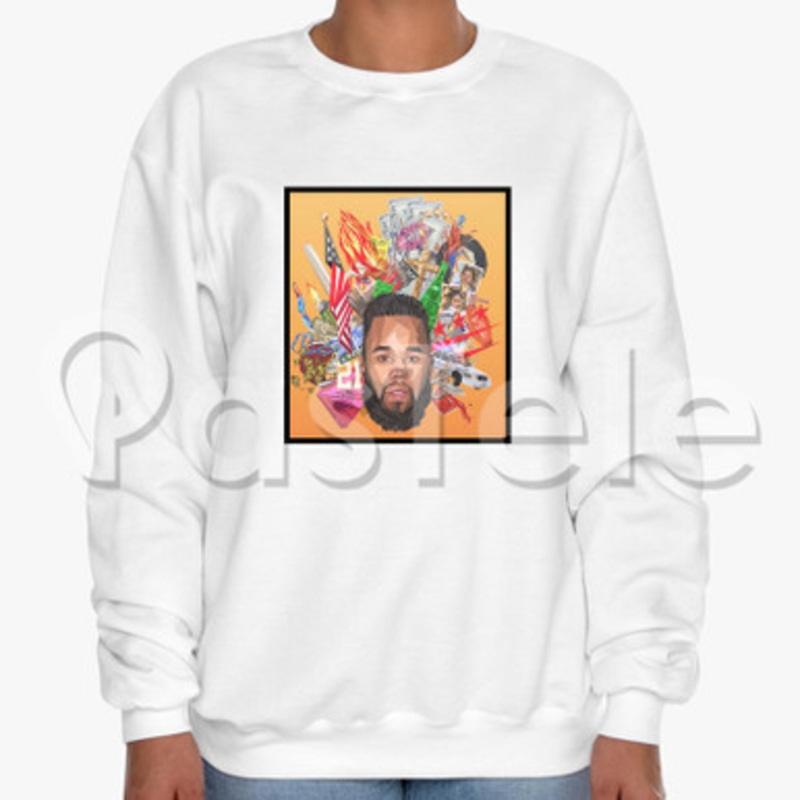Chaz French Feat Curren y Invite Only Custom Unisex Crewneck Sweatshirt Cotton Polyester Fabric Cloth