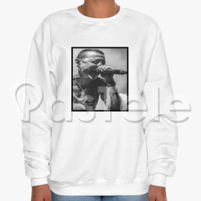 Chester Bennington Custom Unisex Crewneck Sweatshirt Cotton Polyester Fabric Cloth