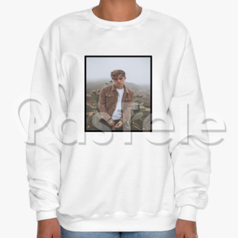 Connor Franta Custom Unisex Crewneck Sweatshirt Cotton Polyester Fabric Cloth