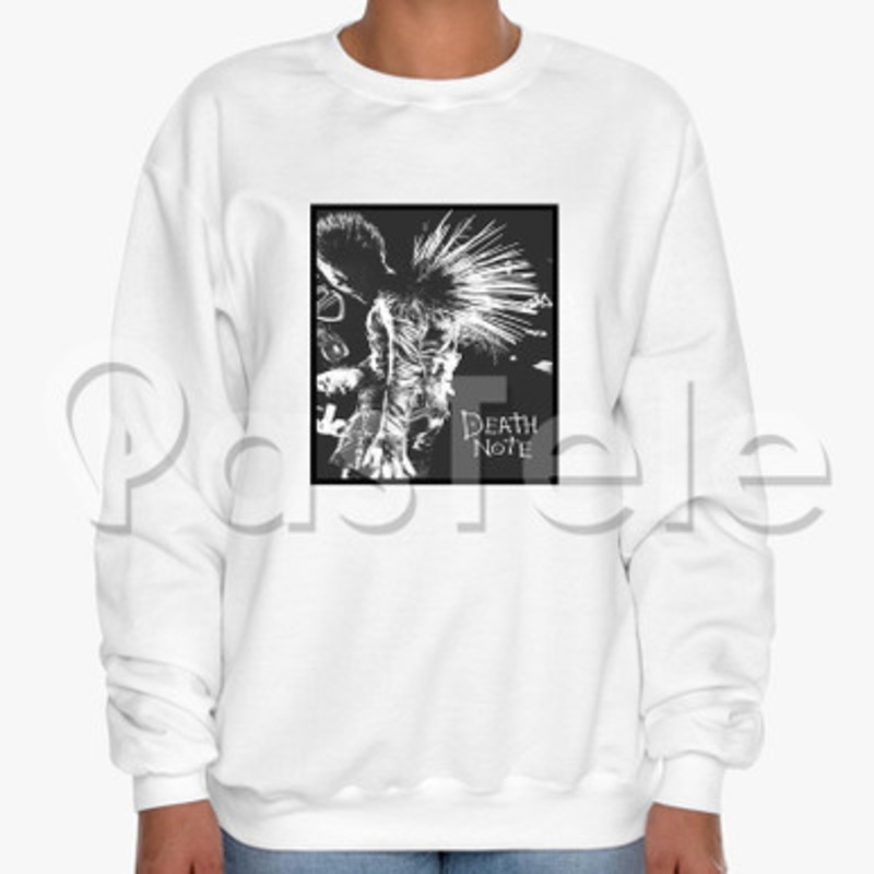 Death Note Custom Unisex Crewneck Sweatshirt Cotton Polyester Fabric Cloth