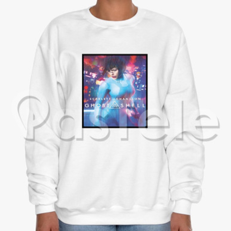Ghost in the Shell Custom Unisex Crewneck Sweatshirt Cotton Polyester Fabric Cloth