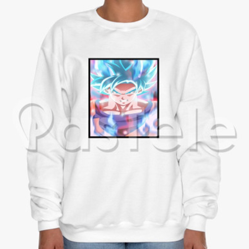 Goku Dragon Ball Super Custom Unisex Crewneck Sweatshirt Cotton Polyester Fabric Cloth