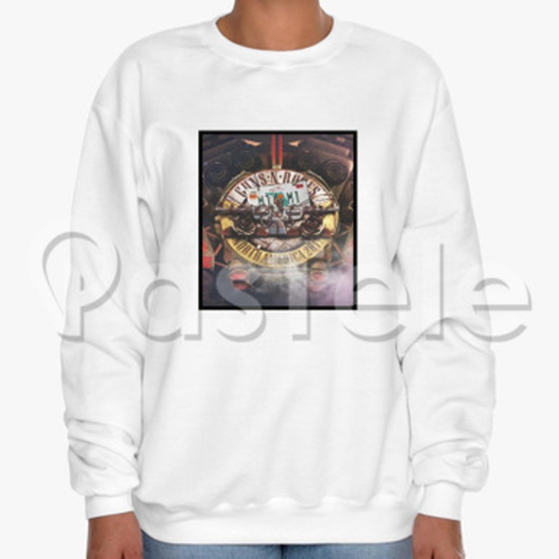 Guns N Roses Miami Custom Unisex Crewneck Sweatshirt Cotton Polyester Fabric Cloth