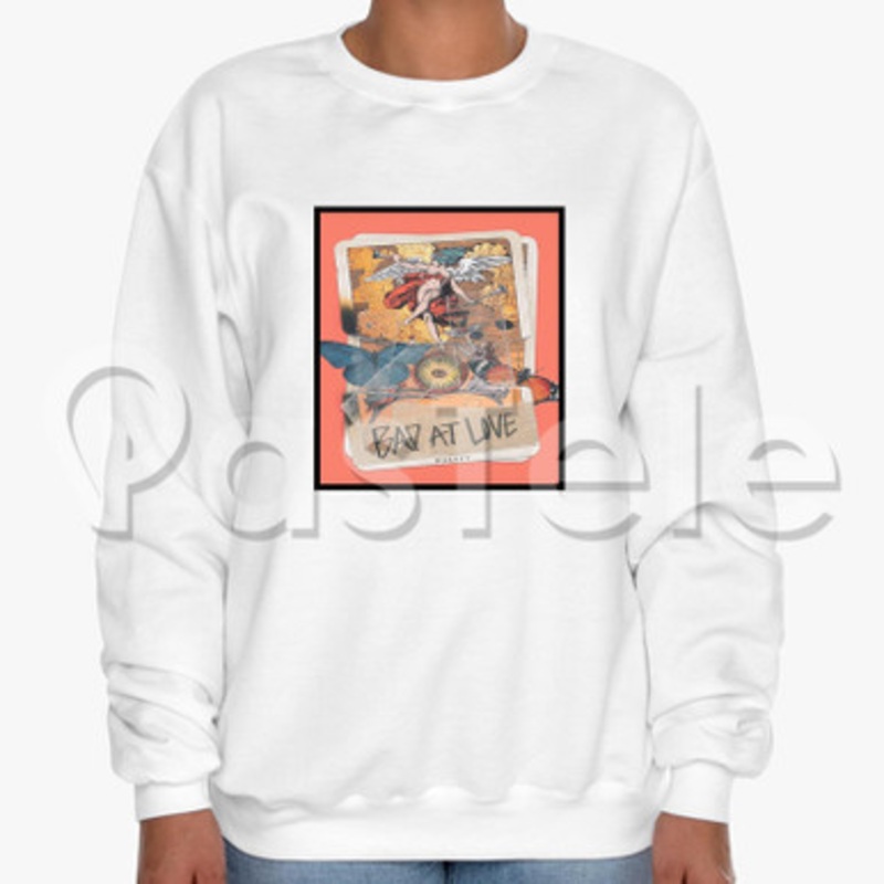Halsey Bad at Love Custom Unisex Crewneck Sweatshirt Cotton Polyester Fabric Cloth