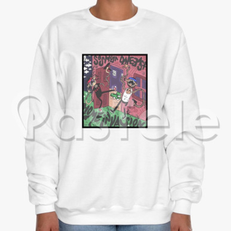 Home Invasion Dave East Sos Mula Custom Unisex Crewneck Sweatshirt Cotton Polyester Fabric Cloth