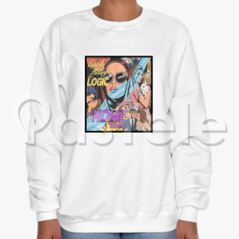 Home Snoh Aalegra Feat Logic Custom Unisex Crewneck Sweatshirt Cotton Polyester Fabric Cloth