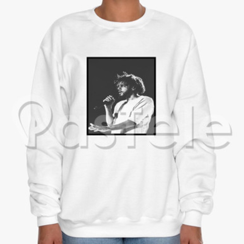 J Cole Custom Unisex Crewneck Sweatshirt Cotton Polyester Fabric Cloth
