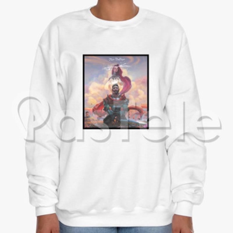 Jon Bellion All Time Low Custom Unisex Crewneck Sweatshirt Cotton Polyester Fabric Cloth