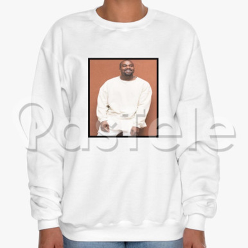 Kanye West Custom Unisex Crewneck Sweatshirt Cotton Polyester Fabric Cloth