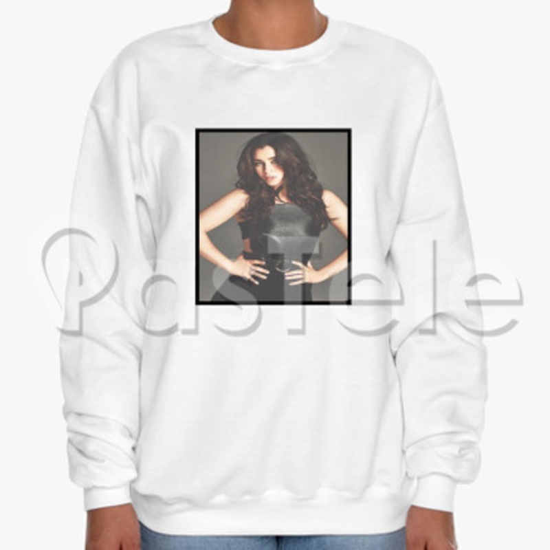 Lauren Jauregui Custom Unisex Crewneck Sweatshirt Cotton Polyester Fabric Cloth