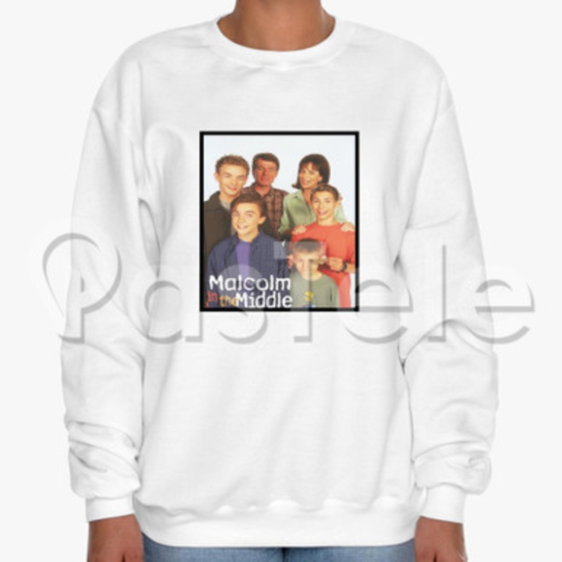 Malcolm in the Middle Custom Unisex Crewneck Sweatshirt Cotton Polyester Fabric Cloth