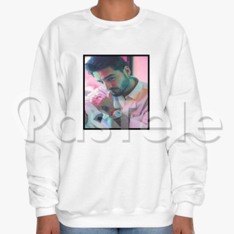 Maluma Custom Unisex Crewneck Sweatshirt Cotton Polyester Fabric Cloth