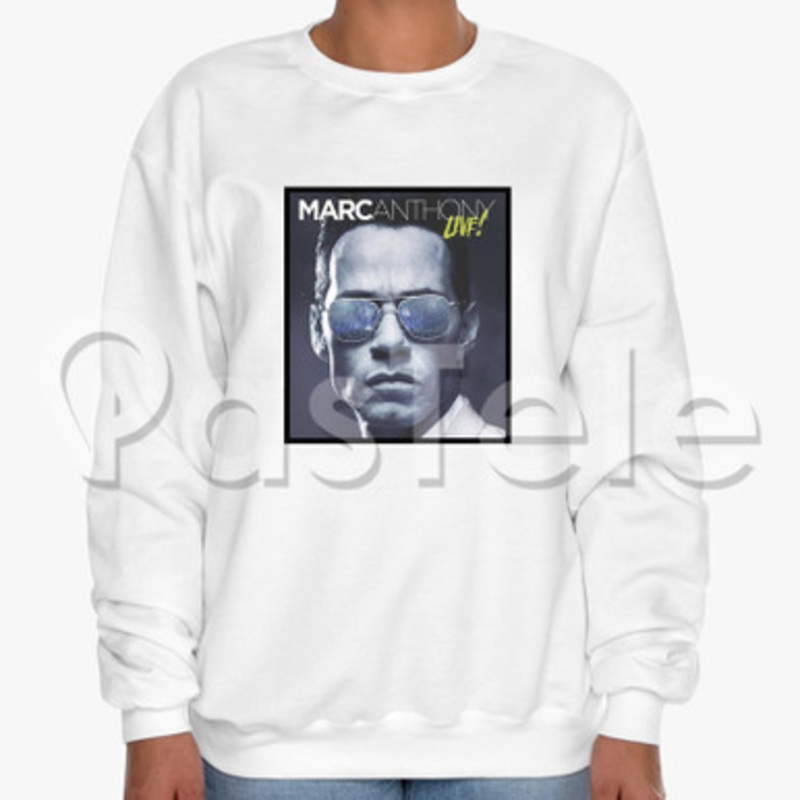 Marc Anthony Custom Unisex Crewneck Sweatshirt Cotton Polyester Fabric Cloth