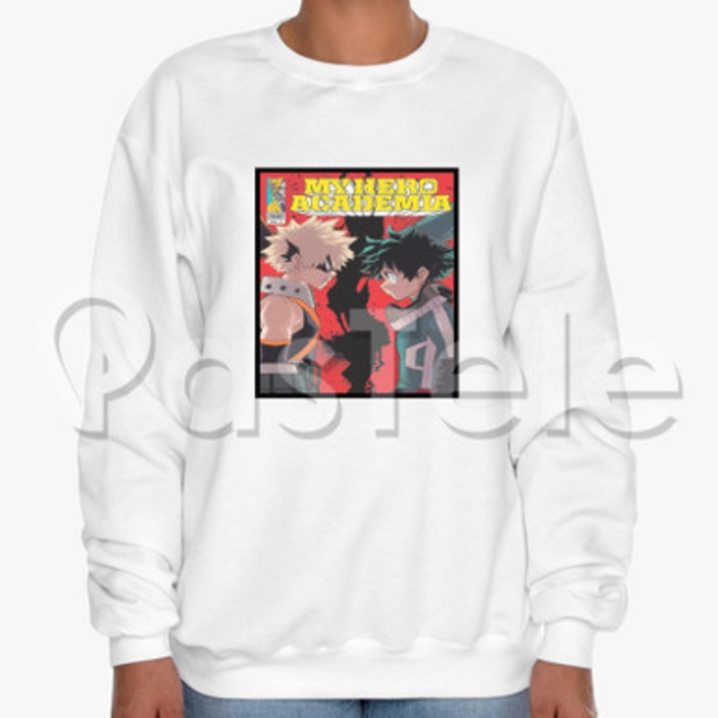 My Hero Academia Anime Custom Unisex Crewneck Sweatshirt Cotton Polyester Fabric Cloth