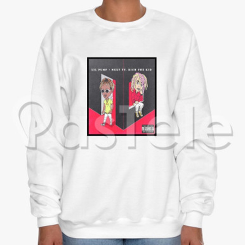 Next Lil Pump Feat Rich The Kid Custom Unisex Crewneck Sweatshirt Cotton Polyester Fabric Cloth