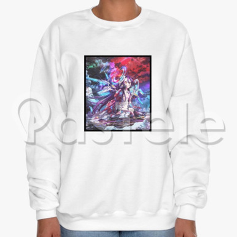 No Game No Life Zero Custom Unisex Crewneck Sweatshirt Cotton Polyester Fabric Cloth