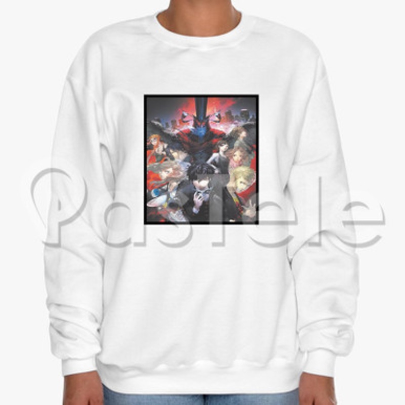 Persona Custom Unisex Crewneck Sweatshirt Cotton Polyester Fabric Cloth