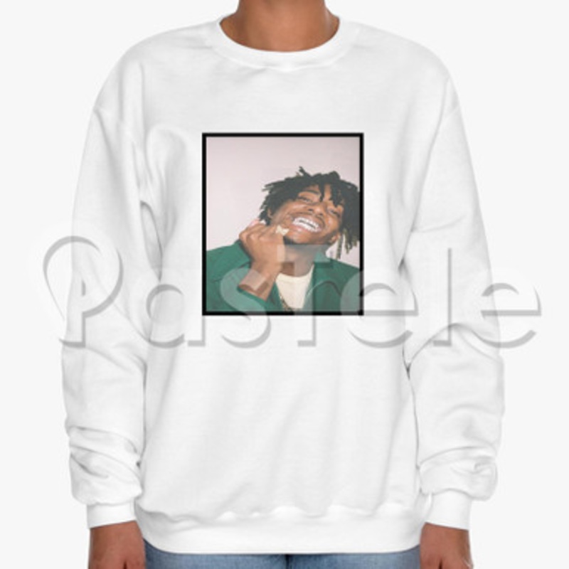 Playboi Carti Smile Custom Unisex Crewneck Sweatshirt Cotton Polyester Fabric Cloth