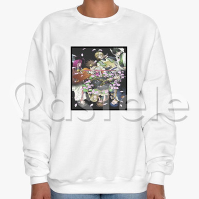 Saiyuki Reload Blast Custom Unisex Crewneck Sweatshirt Cotton Polyester Fabric Cloth