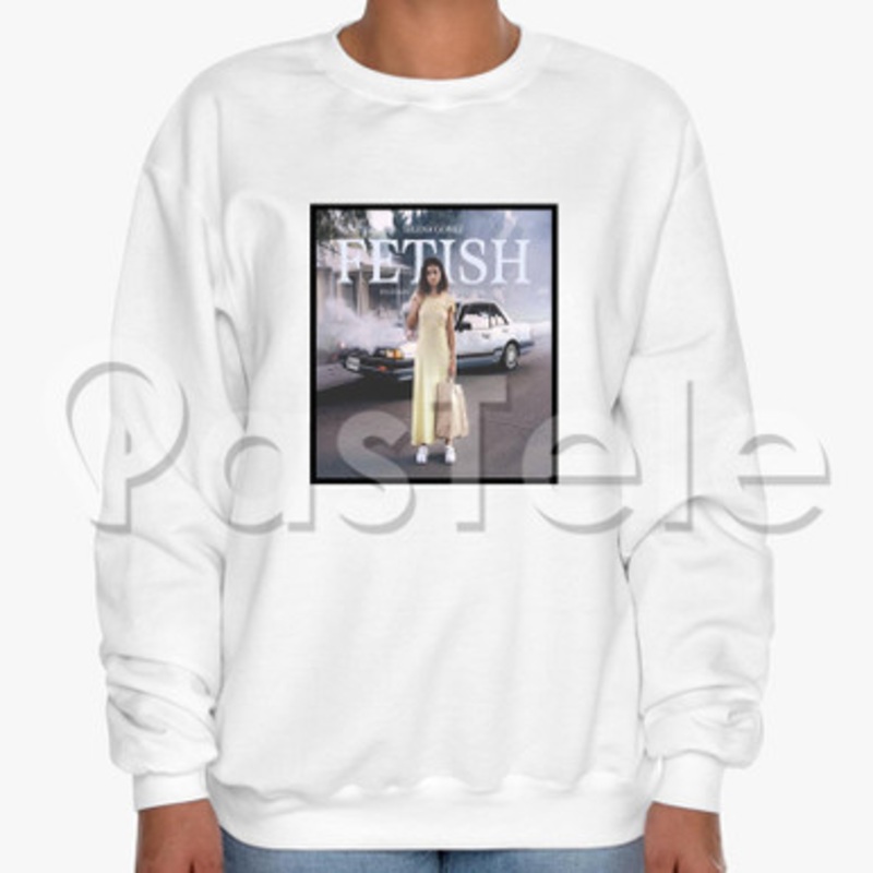Selena Gomez Fetish Custom Unisex Crewneck Sweatshirt Cotton Polyester Fabric Cloth