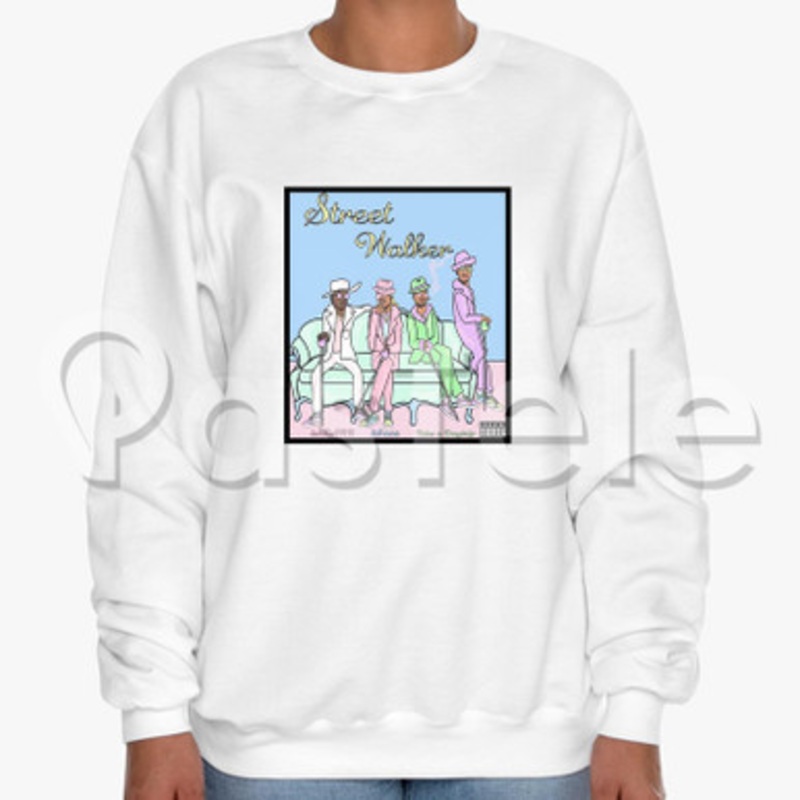 Street Walker Ish DARR K ace Take A Daytrip Custom Unisex Crewneck Sweatshirt Cotton Polyester Fabric Cloth