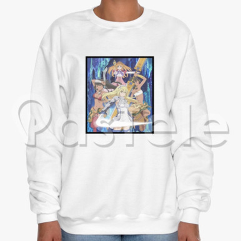 Sword Oratoria Custom Unisex Crewneck Sweatshirt Cotton Polyester Fabric Cloth