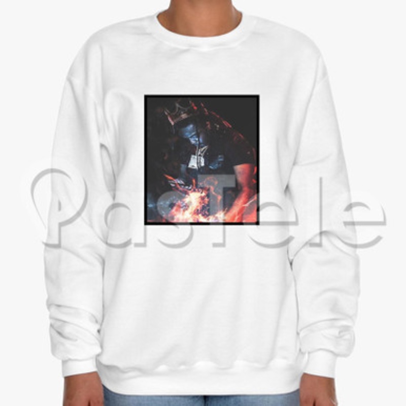 Young Scooter Custom Unisex Crewneck Sweatshirt Cotton Polyester Fabric Cloth