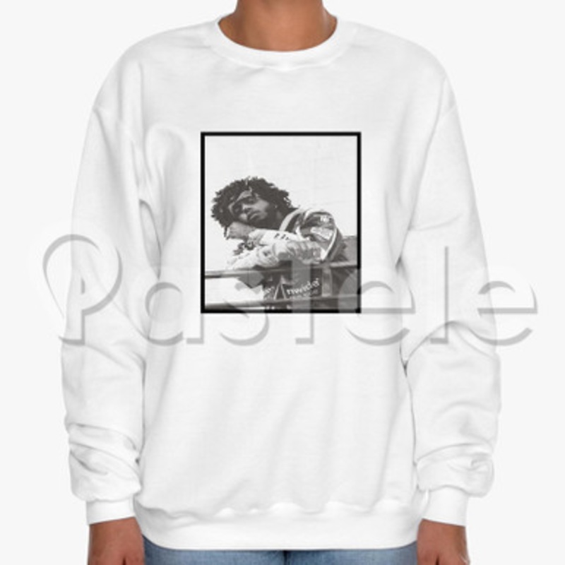 6 LACK Custom Unisex Crewneck Sweatshirt Cotton Polyester Fabric Cloth