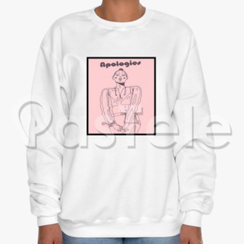 Apologies Mal London Custom Unisex Crewneck Sweatshirt Cotton Polyester Fabric Cloth