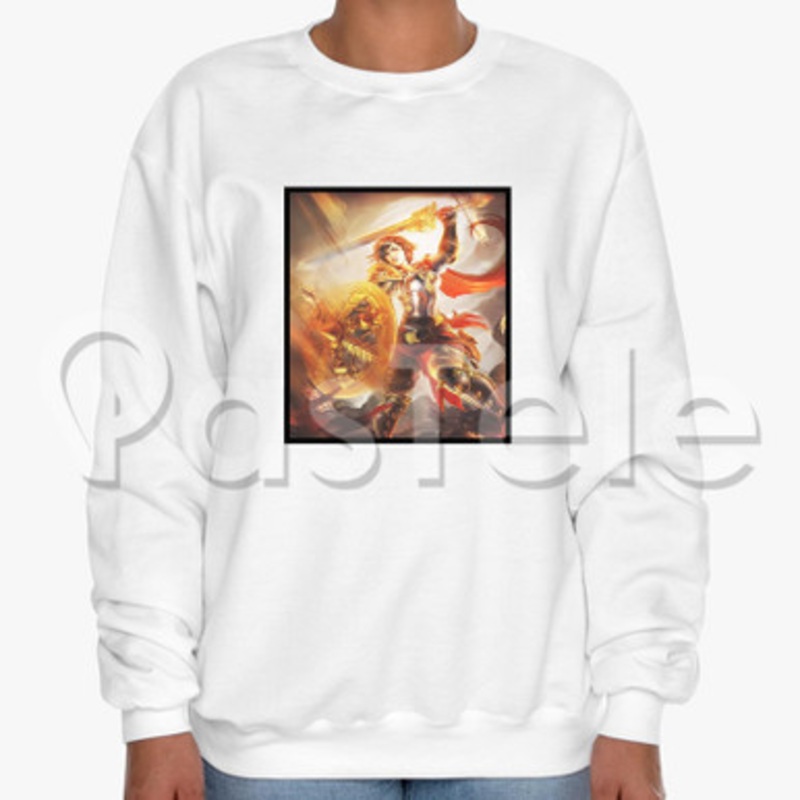 Bellona Custom Unisex Crewneck Sweatshirt Cotton Polyester Fabric Cloth
