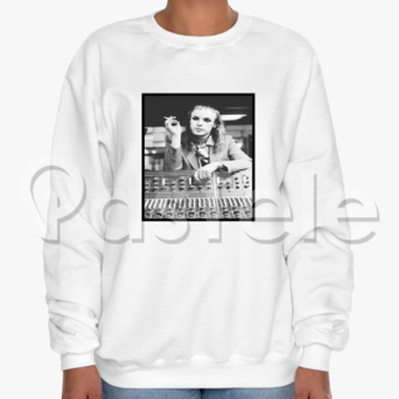 Brian Eno Custom Unisex Crewneck Sweatshirt Cotton Polyester Fabric Cloth