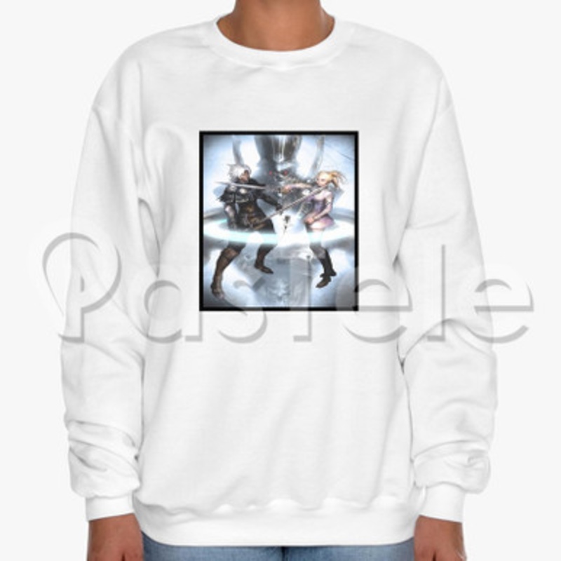 Chaos Rings Custom Unisex Crewneck Sweatshirt Cotton Polyester Fabric