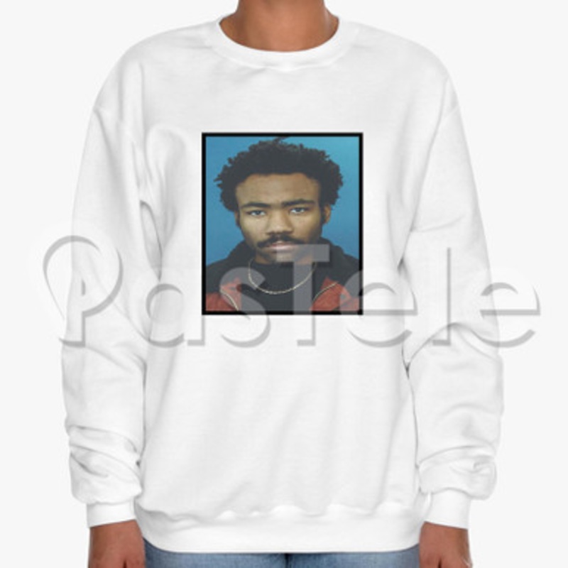 Childish Gambino Donald Glover Custom Unisex Crewneck Sweatshirt Cotton Polyester Fabric Cloth