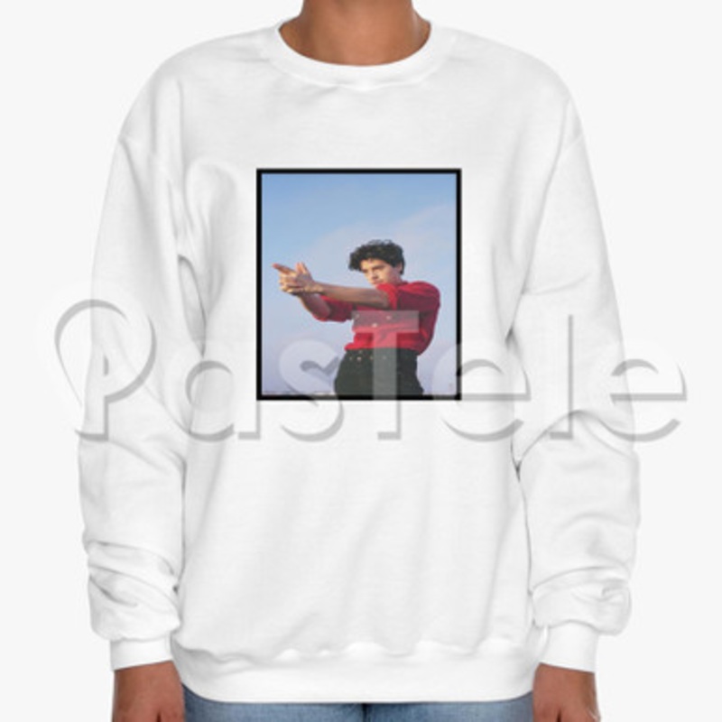 Cole Sprouse Shoot Custom Unisex Crewneck Sweatshirt Cotton Polyester Fabric Cloth