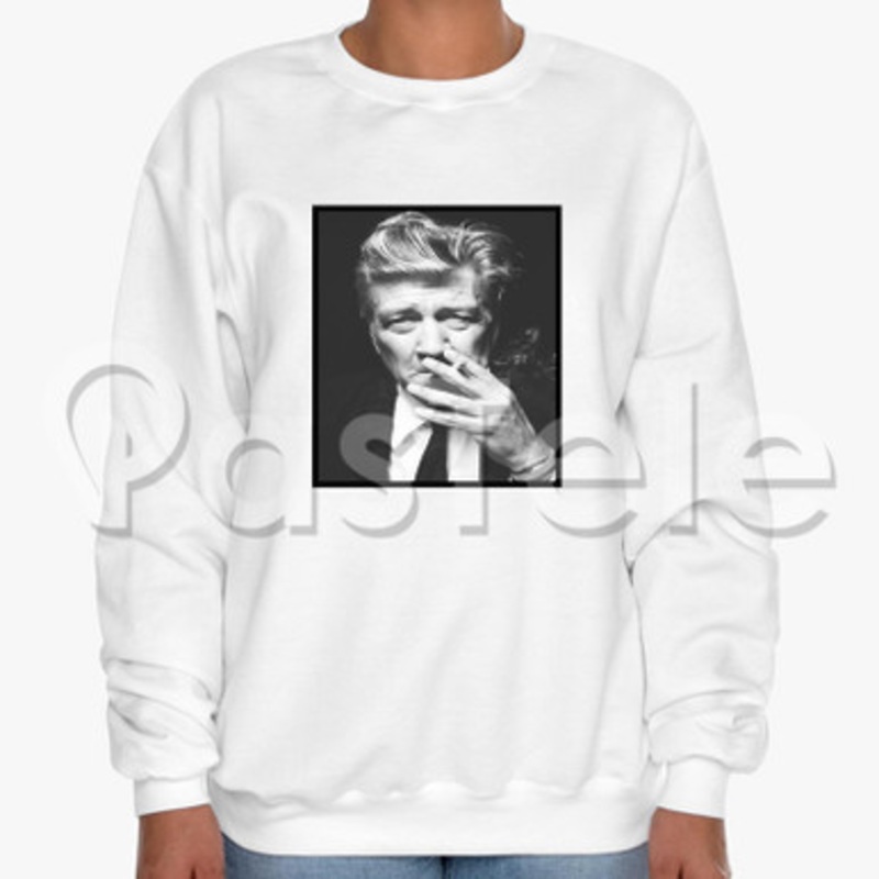 David Lynch Custom Unisex Crewneck Sweatshirt Cotton Polyester Fabric Cloth