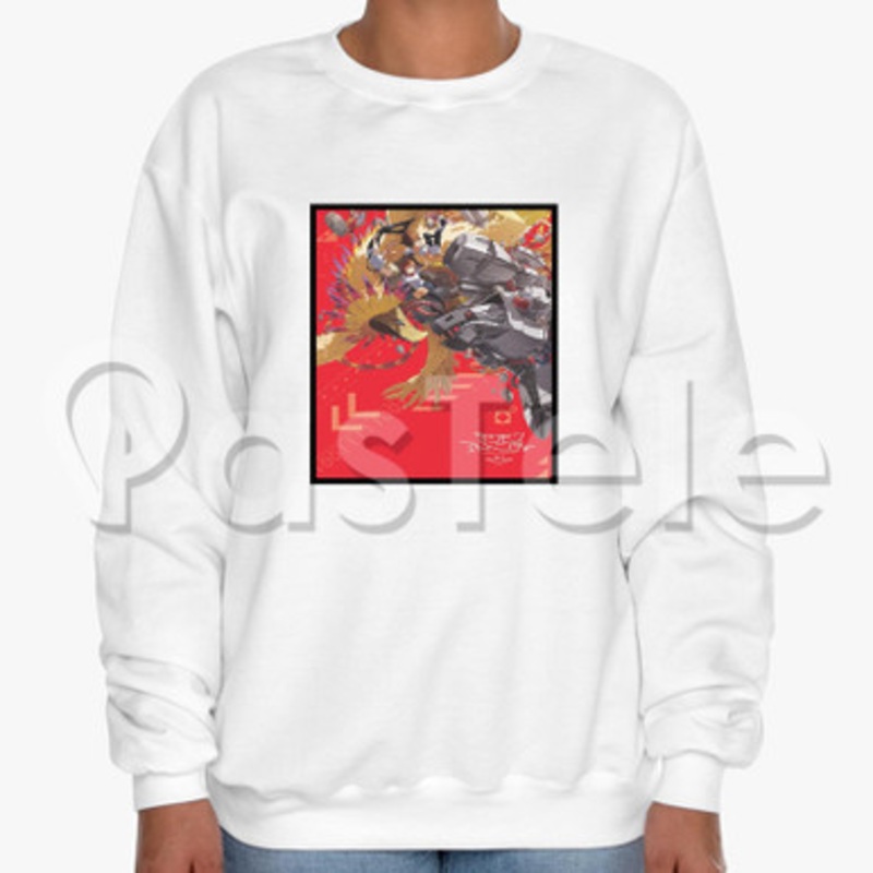 Digimon Adventure tri Custom Unisex Crewneck Sweatshirt Cotton Polyester Fabric Cloth